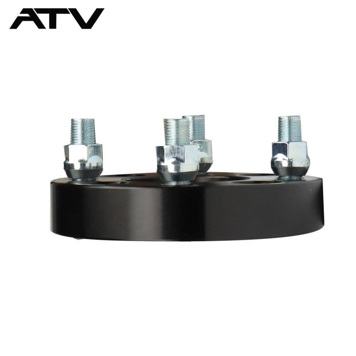 Solidspare 4pcs 1" 4x4 Black ATV Wheel Spacers For Golf Cart  GO GO Club Car 4x101.6mm