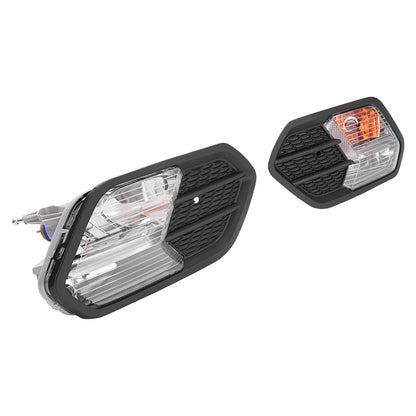 Solid Spare For 2017-2019 Ford Escape Kuga Pair Driving Fog Lights Turn Signal Lamps w/Cover