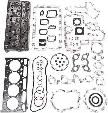Solidspare Complete Cylinder Head Kit for Kubota V2203 V2203T V2203E V2203B Tractor L4200