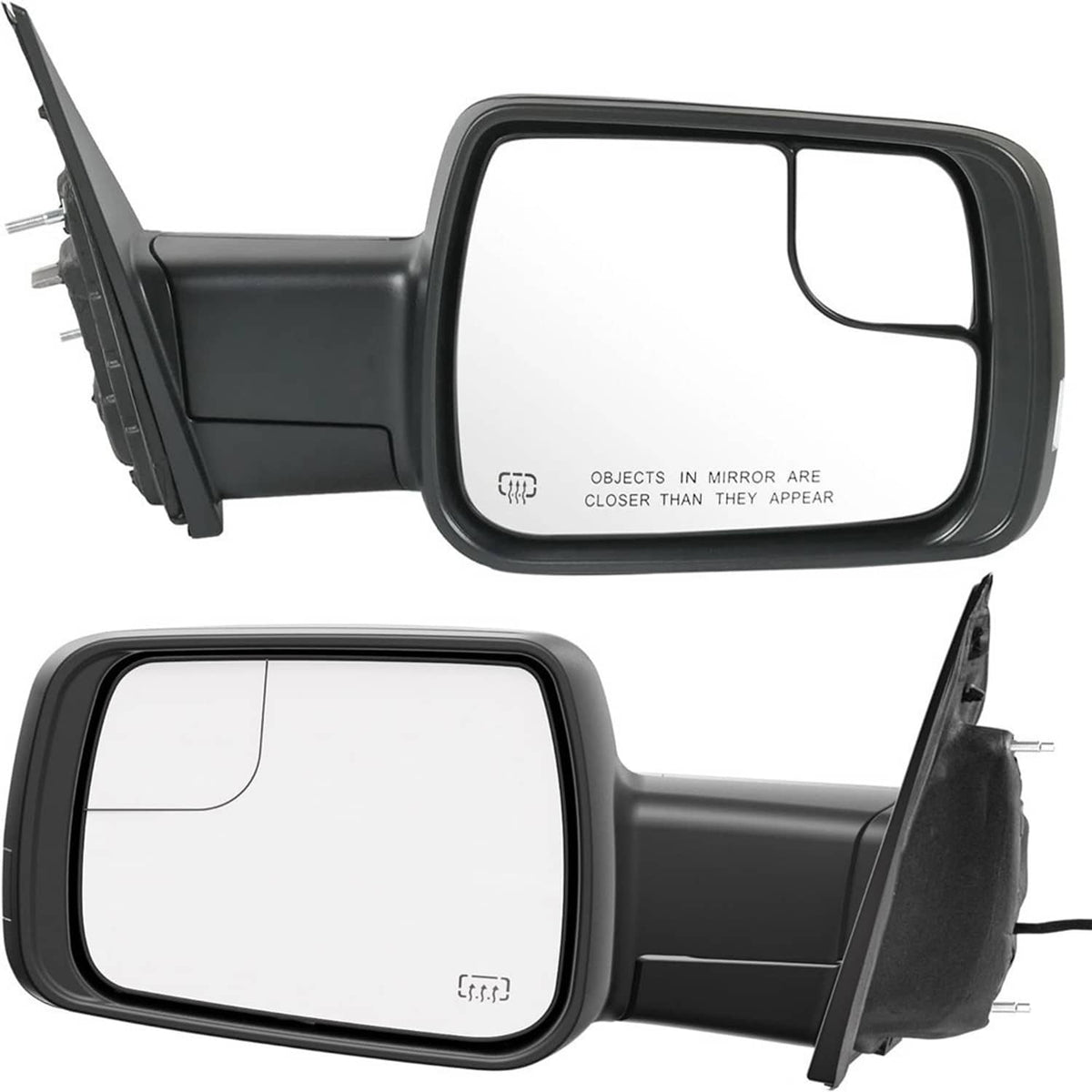 Solidspare Pair For 2019-2024 Ram 1500 Driver & Passenger Side Mirrors w/Heated Turn Signal
