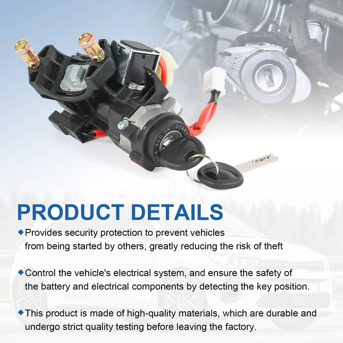 Solidspare 81900-H9G00 Ignition Lock Switch Assembly with Keys For Kia Rio 2021-2023 2022