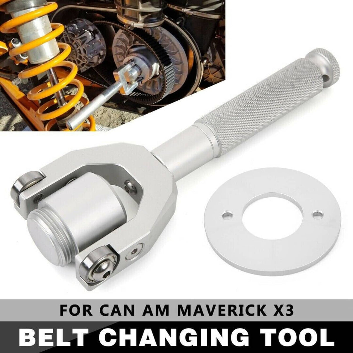 Solidspare Belt Changing Tool Fit Can-Am Maverick X3 Max Turbo 64''/72'' Clutch Removal Kit