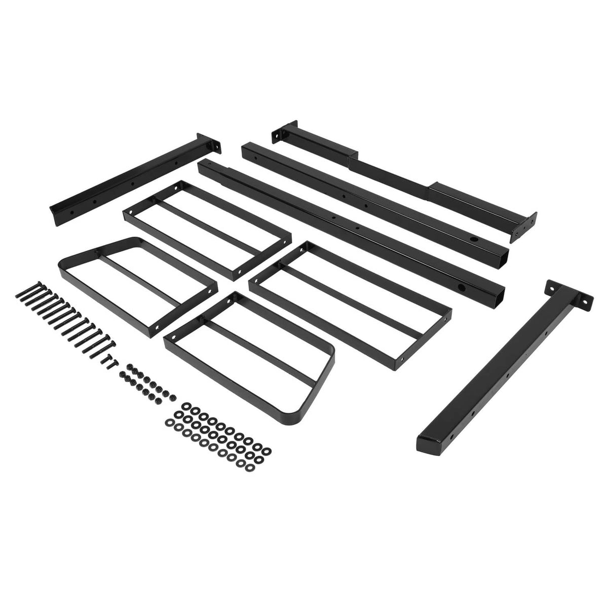 Solid Spare 68'' Headache Rack Cab Window Protector Frame Guard Fit Full-Size Pickup Truck