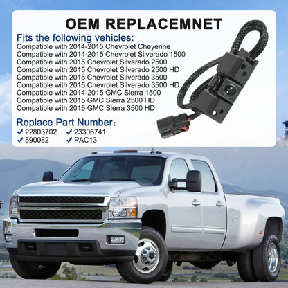 Solidspare For GMC Sierra Chevrolet Silverado 1500 2014-2015 22803702 Backup Parking Camera
