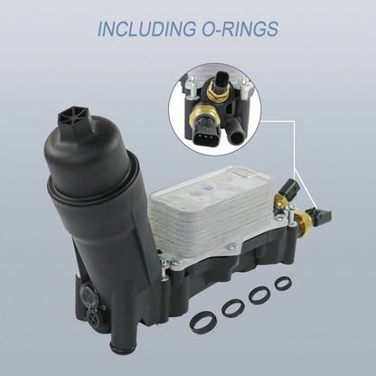 Solidspare Oil Filter Housing Adapter 68105583AC For Jeep Dodge Chrysler Ram 3.6 V6 2014-17