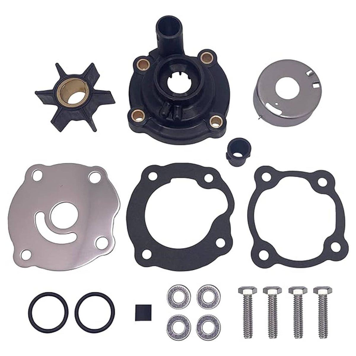 Solid Spare Water pump kit impeller 18 25 28 hp '79-'98 Johnson Evinrude 0395270 395270