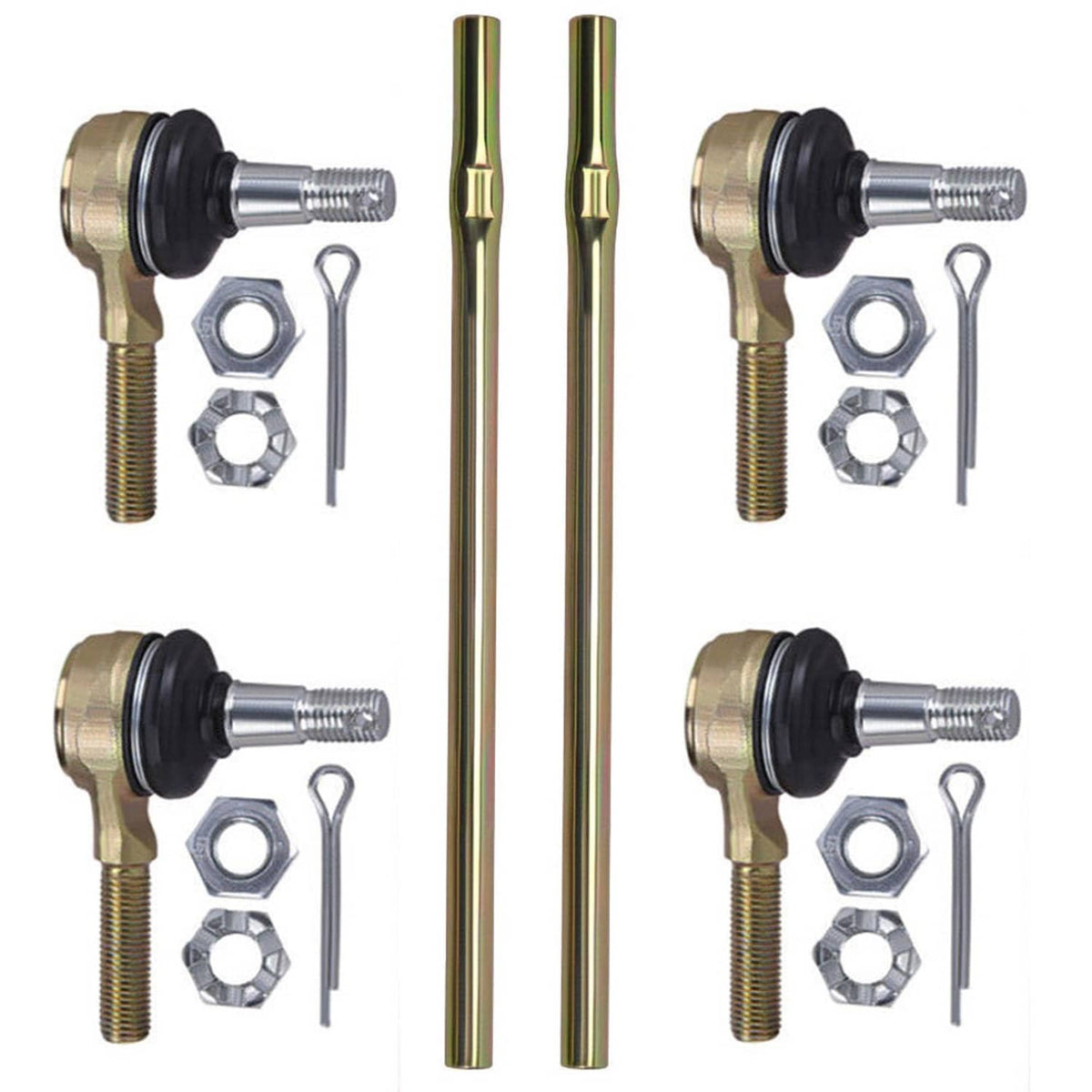 Solidspare For Suzuki Vinson 500 LTA500F 4x4 Manual / Auto 2 Tie Rod Upgrade Kit with Ends