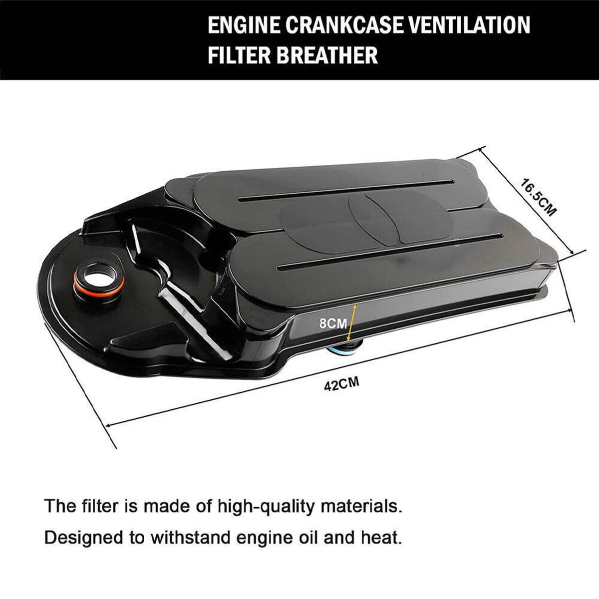 Solidspare For Mopar 68002433AC Cummins Filter Crankcase Breather Element RAM 2500 3500 6.7