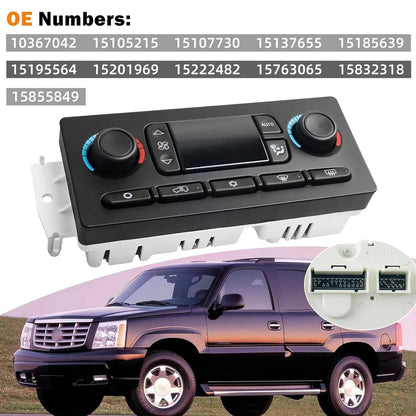 Solidspare AC Heater Climate Control Module 599-009 For 2003-2007 Chevy GMC Improved Design