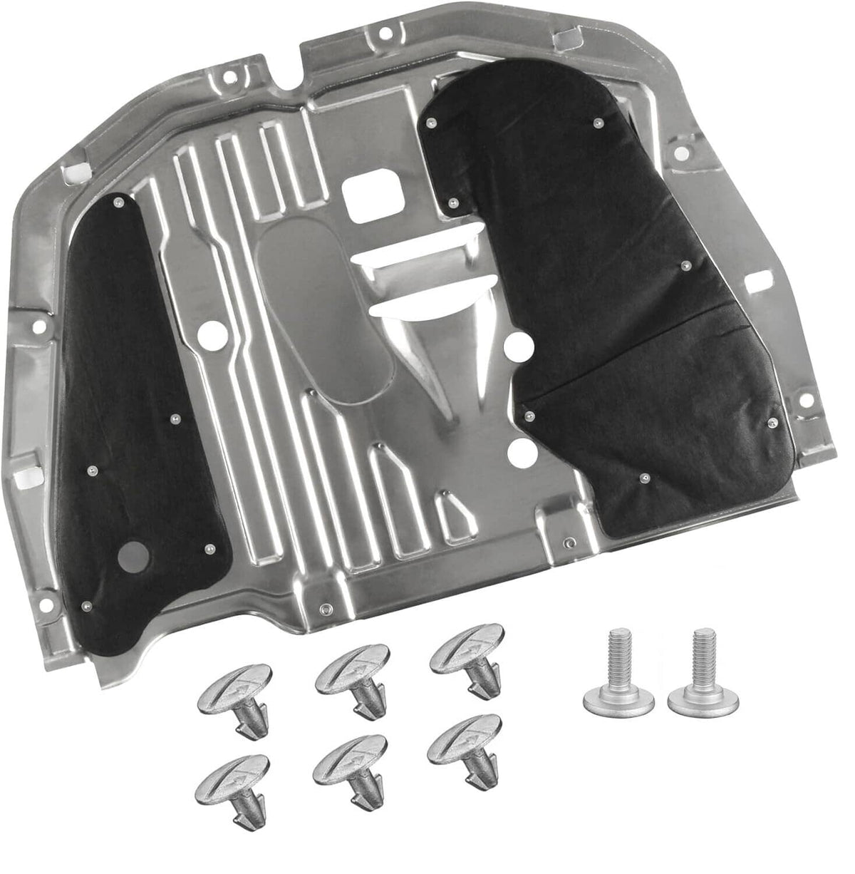 Solidspare Car Front Engine Splash Guard Under Car Shield Cover For 2016-2021 Honda Civic