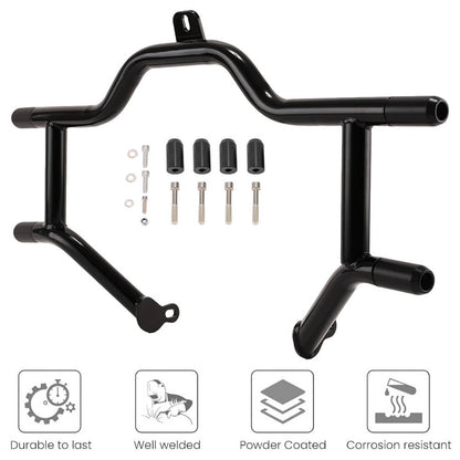 Solidspare 09-25 Front Highway Engine Guard Crash Bar For Harley Touring Street Road Glide