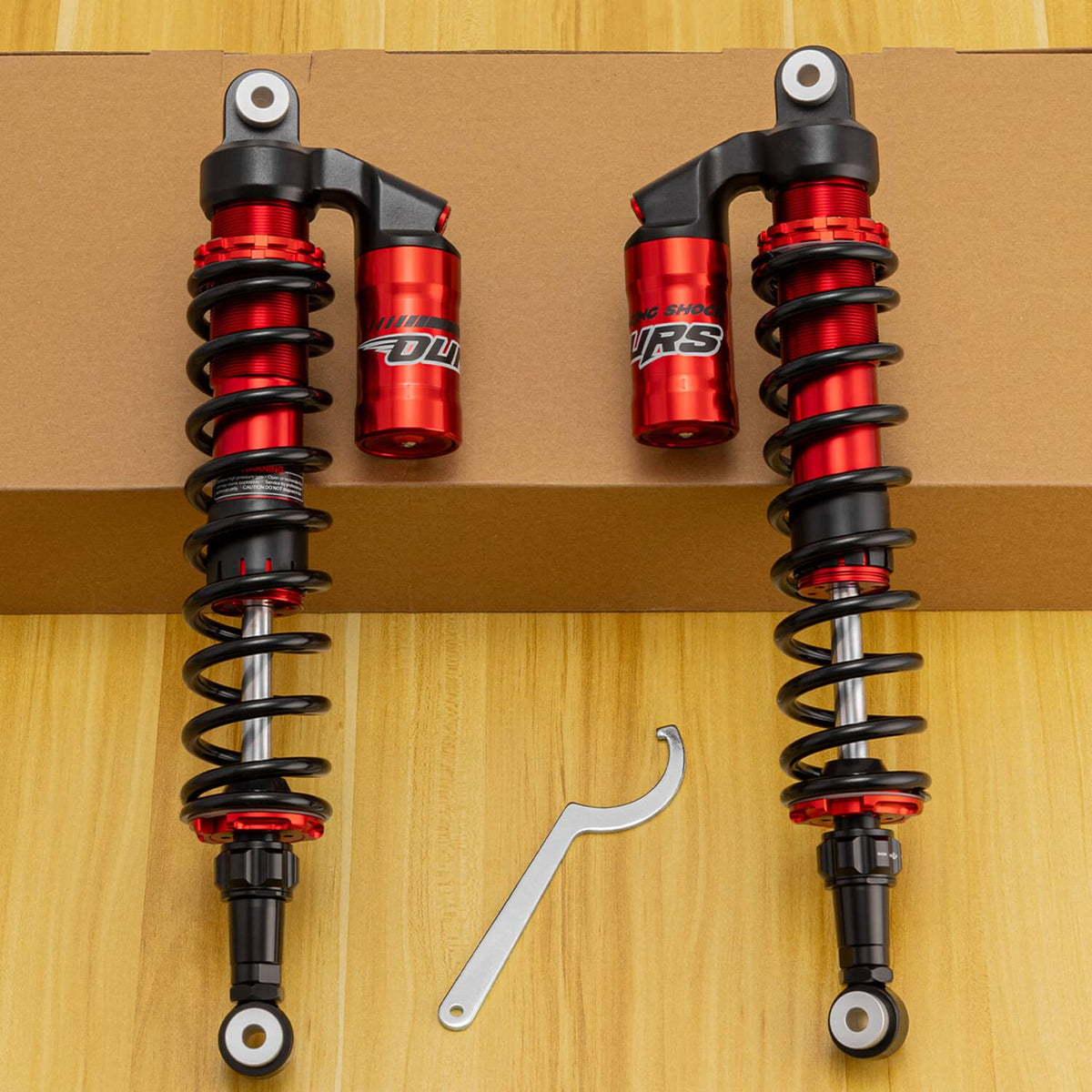 Solidspare 2pcs Rear Air Shocks Absorbers 16.5" 420mm Fits For Polaris RZR 170 2009-2021