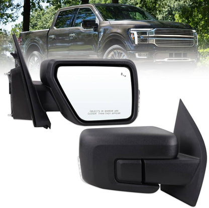Solidspare New Pair Mirror Turn Signal Temp Sensor Puddle Light For 2021-24 Ford F-150 F150