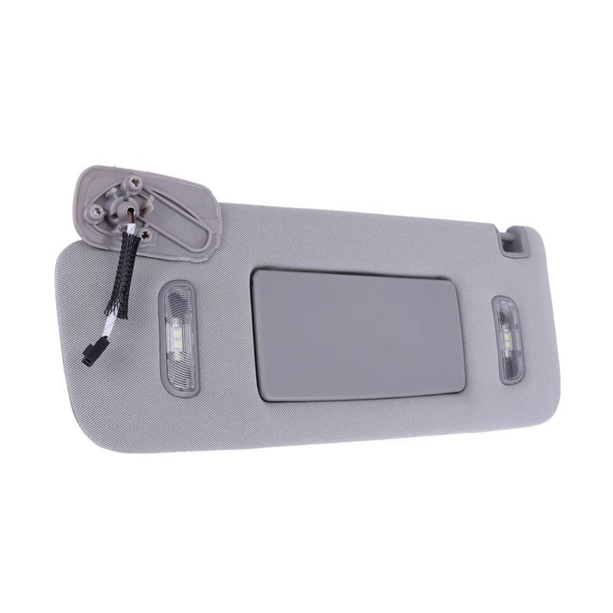 Solidspare Gray Left Driver Side Sun Visor W/ Light For Chevrolet Suburban Tahoe 2015-2019