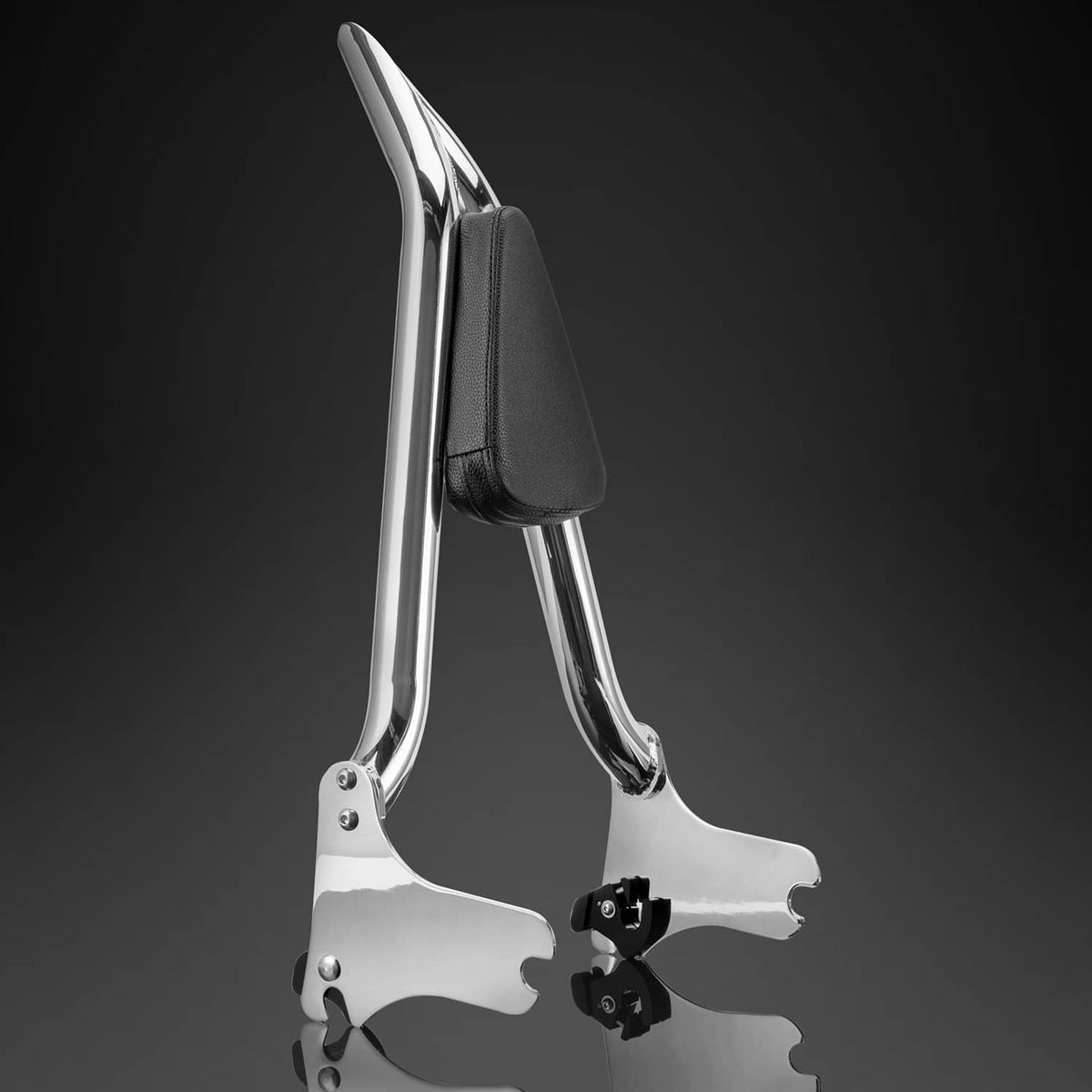 Solidspare Chrome Detachable Passenger Backrest Sissy Bar For Harley Touring Models 1997-08