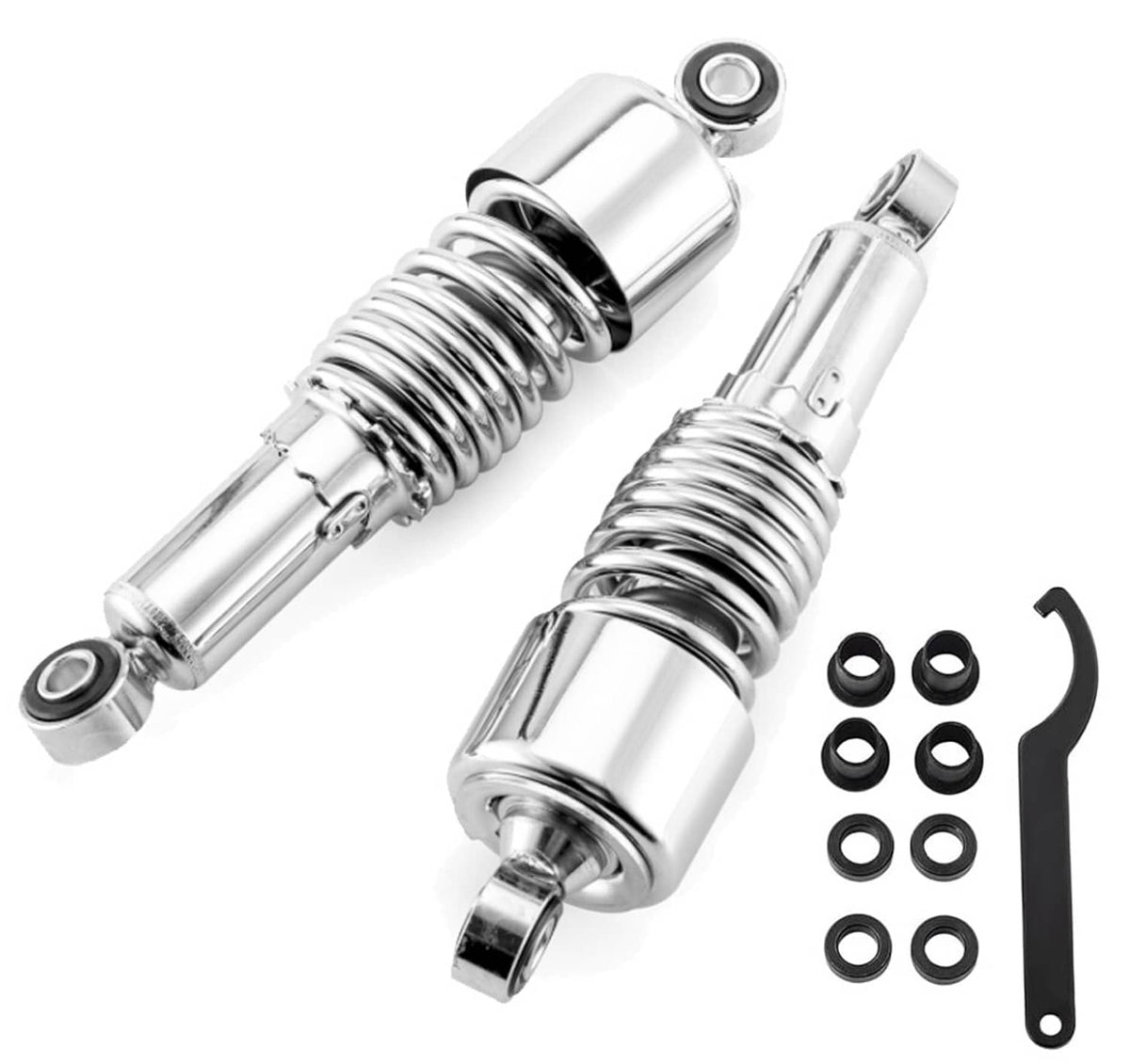 Solidspare 10.5" Slammer Rear Absorber Shocks Lowering Kit For 84-UP Harley Touring FLHR