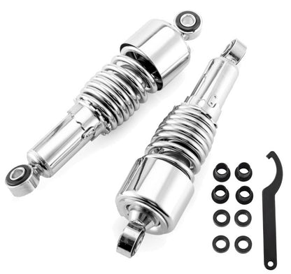 Solidspare 10.5" Slammer Rear Absorber Shocks Lowering Kit For 84-UP Harley Touring FLHR