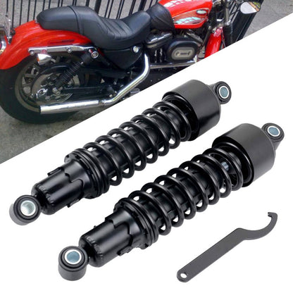 Solidspare Pair Rear Shocks Absorbers 11.75" For Harley Sportster XLH883 XLH1200 1988-2003