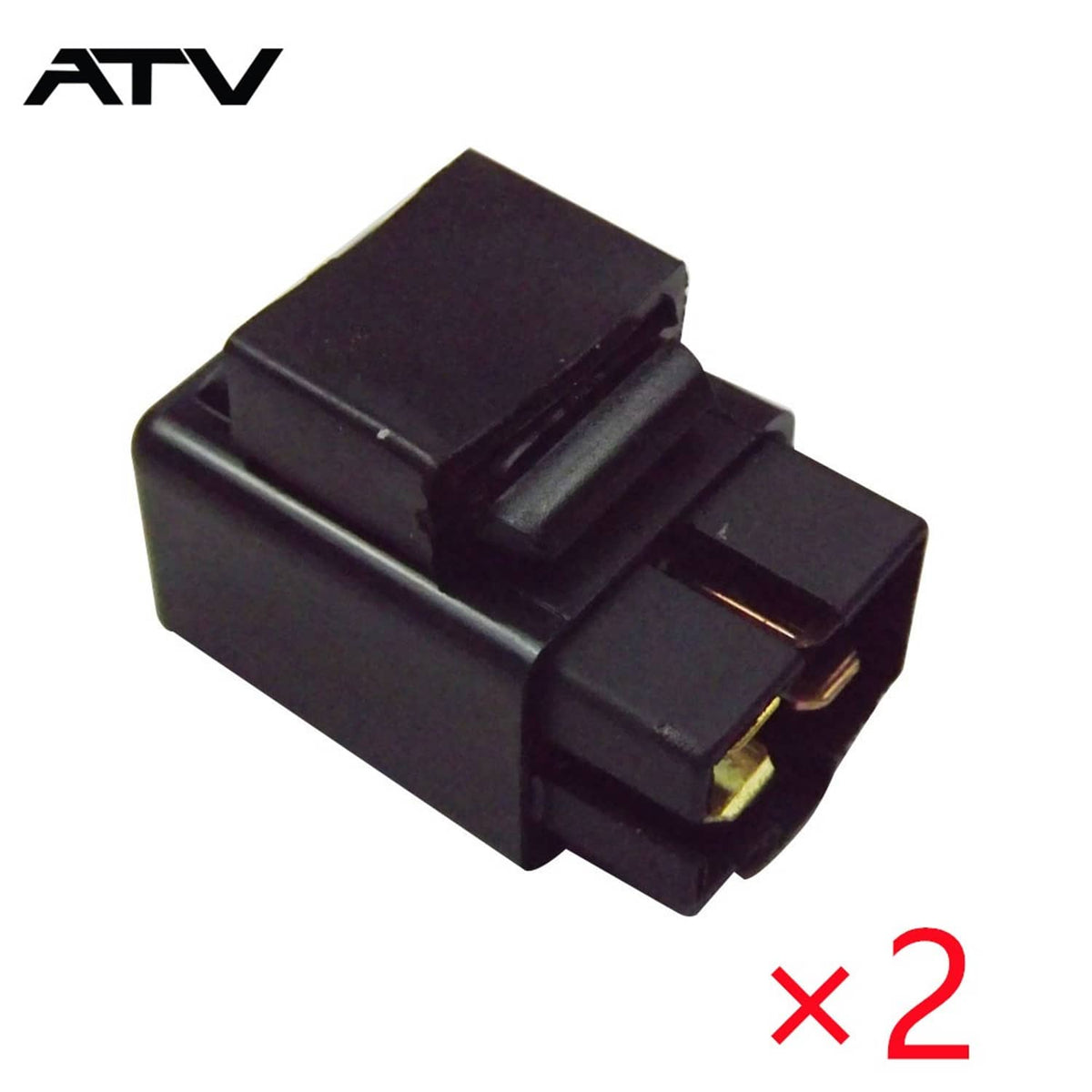 Solidspare 2 × Relay Solenoid Starter for Polaris Predator Scrambler SPORTSman 50 90 90CC