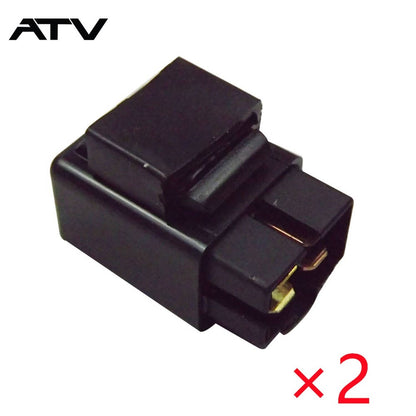 Solidspare 2 × Relay Solenoid Starter for Polaris Predator Scrambler SPORTSman 50 90 90CC