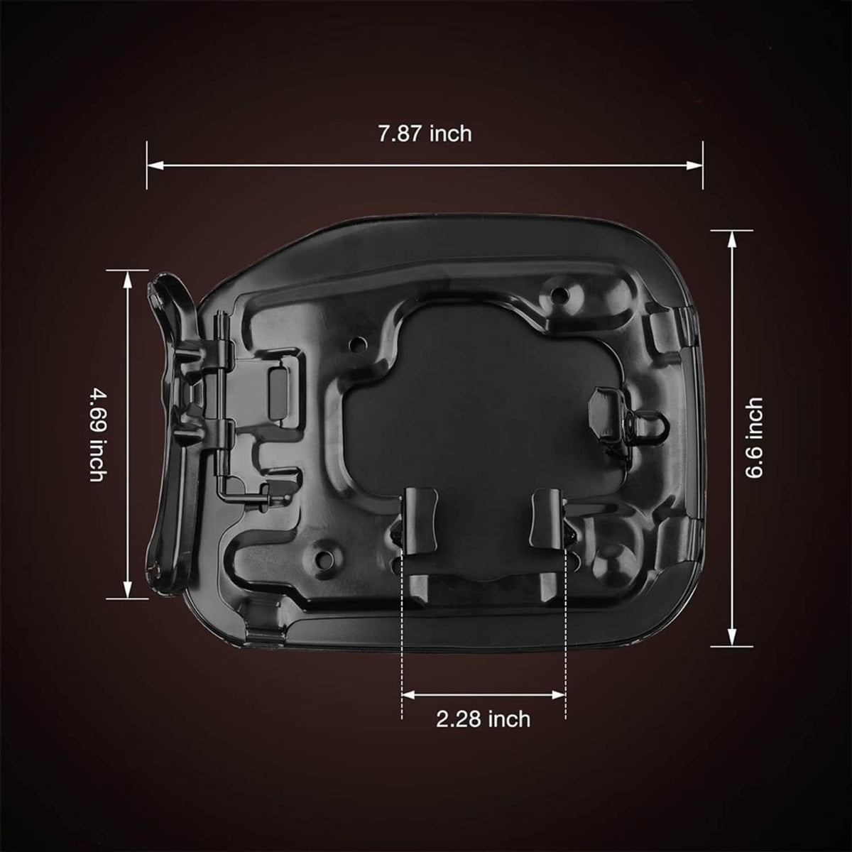Solidspare Fuel Filler Tank Cover Door Lid Gas Cap 77350-35050 For 2003-2009 Toyota 4Runner