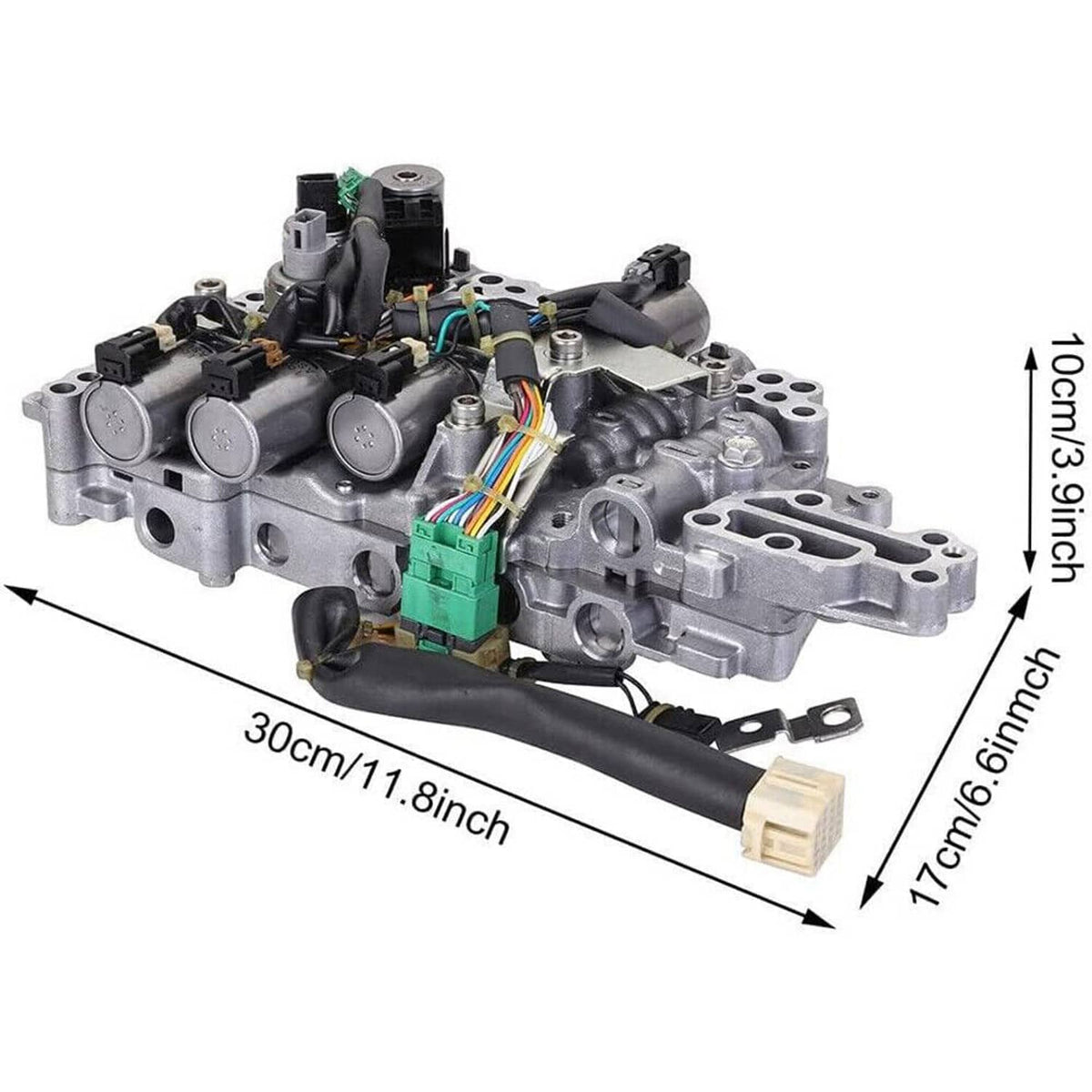 Solidspare CVT Transmission Control Valve Body W/ Solenoids For Nissan 2.5L JF016E RE0F10D