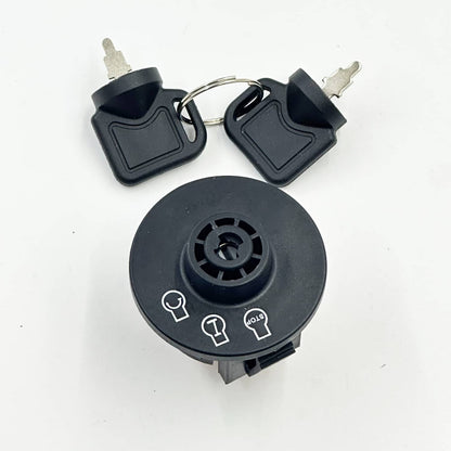 Solid Spare Ignition Switch for Toro Titan & TimeCutter Series SS MX ZS SW w/2 Umbrella Keys