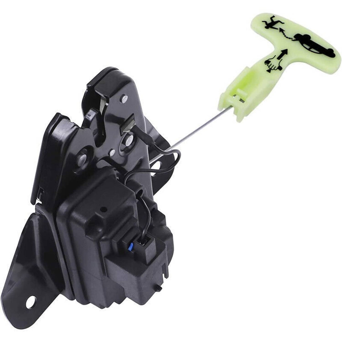 Solidspare Black Tailgate Lock Trunk Latch Actuator For 2005-18 Chrysler 300 Dodge Charger