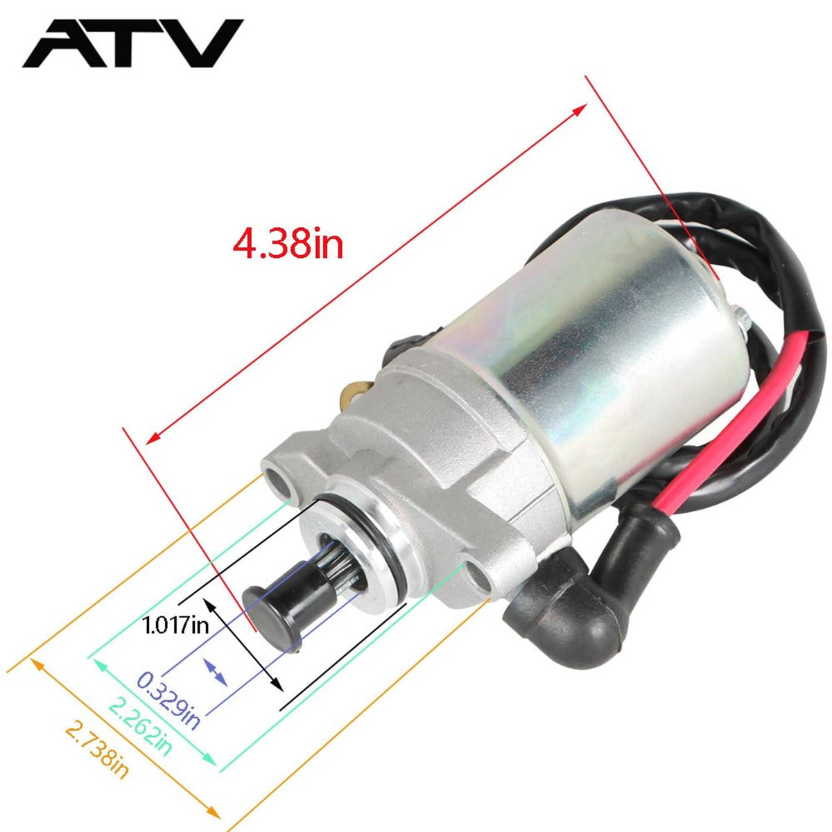 Solidspare For Polaris Sportsman 90 Replaces Starter Motor 0450533 0451692 454951 2001-2006