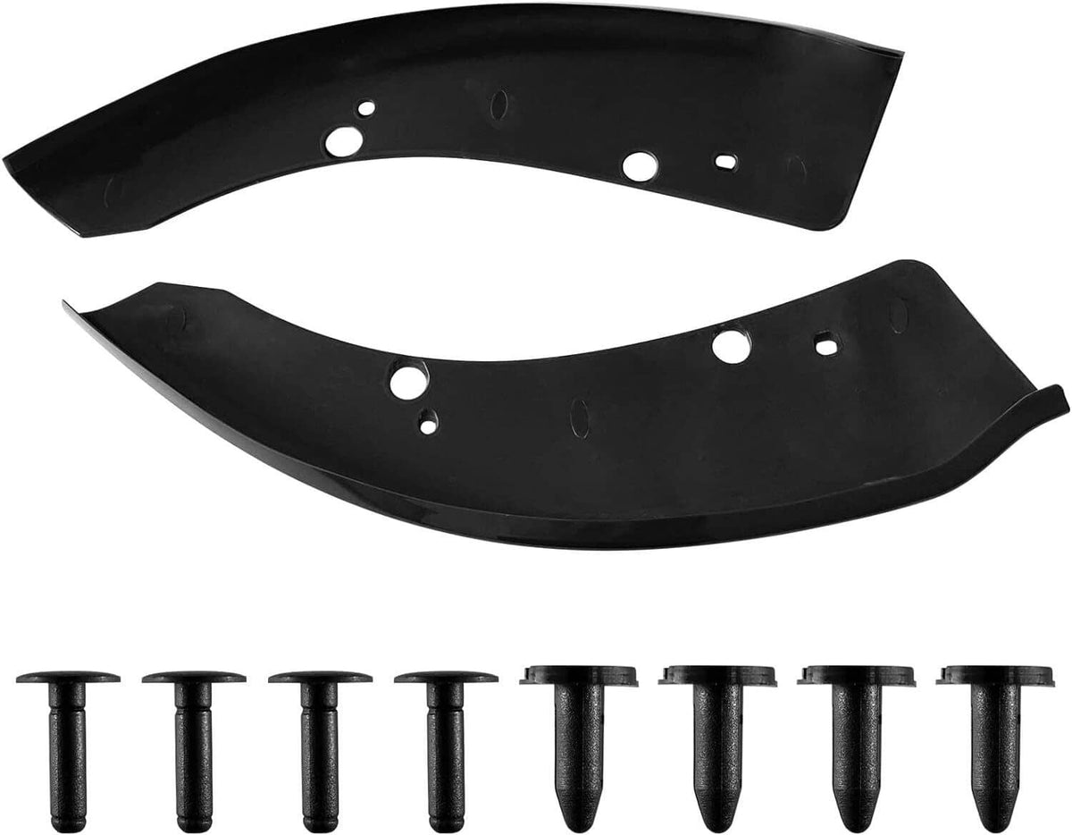 Solidspare Front Bumper Lip Splitter Trim Cover For 2015-2021 Dodge Charger SRT Scat Black