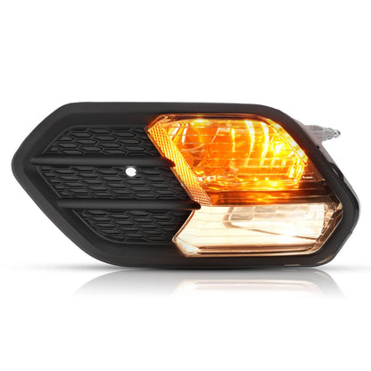 Solid Spare Left Driver Side Bumper Fog Light For Ford Escape 2017 2018 2019 w/Black Cover