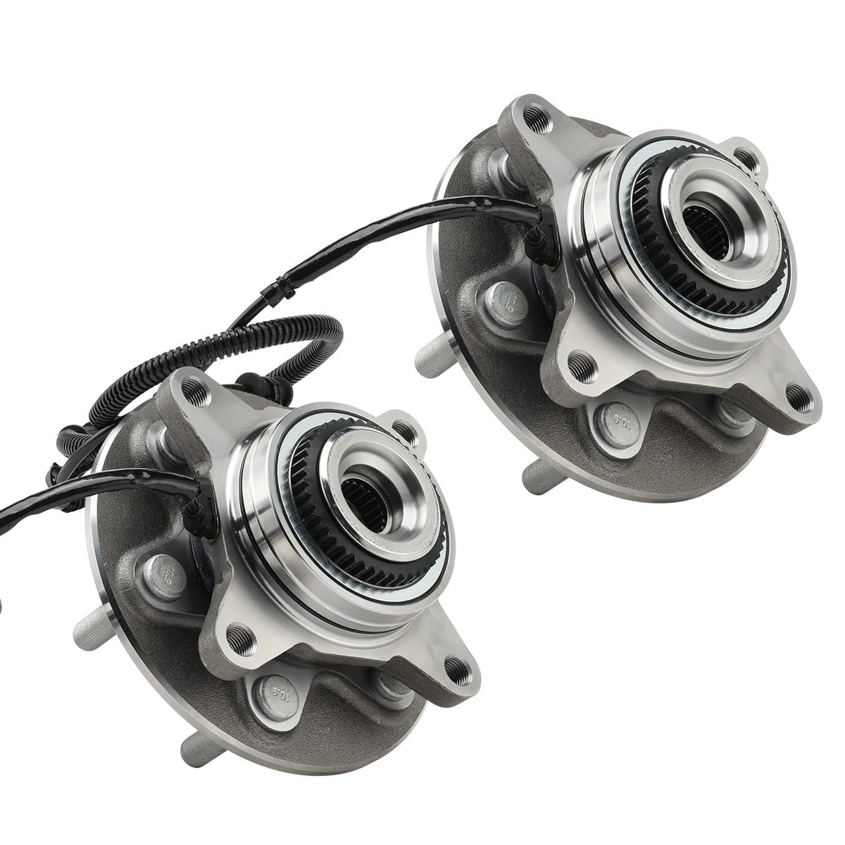 Solidspare (2) 4WD Front Wheel Bearing Hub Assembly for 18-20 F-150 Expedition Navigator