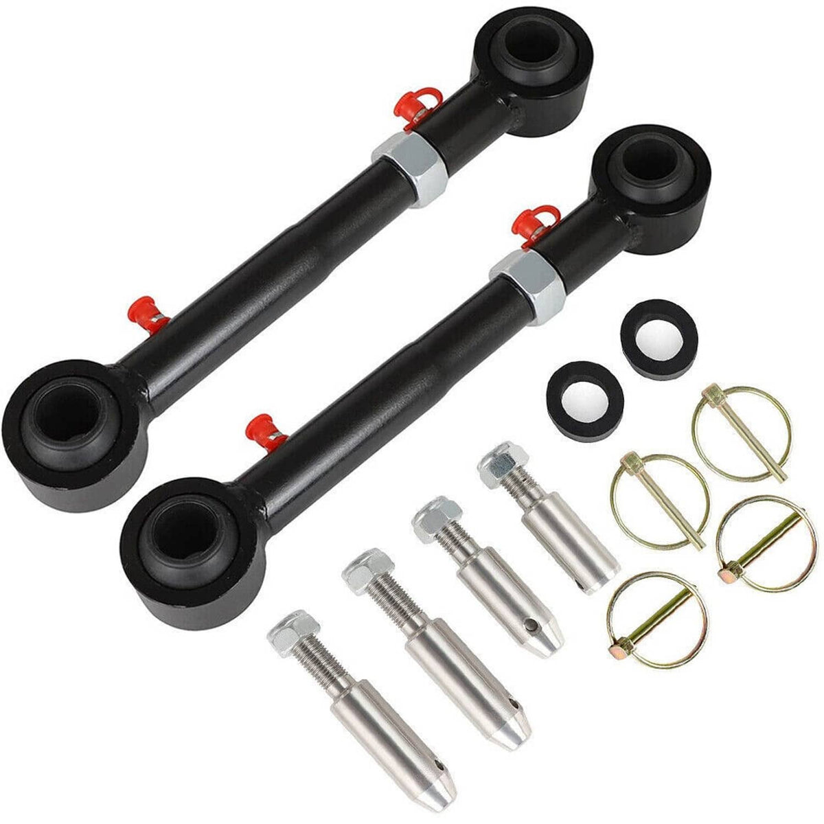Solidspare Front Sway Bar Links Disconnects for 2.5-6" lifts For 07-18 Jeep Wrangler JK JKS