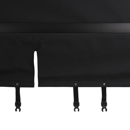Solidspare Premium Retractable Cargo Cover Luggage Shade Black For 2007-2011 Honda CR-V CRV