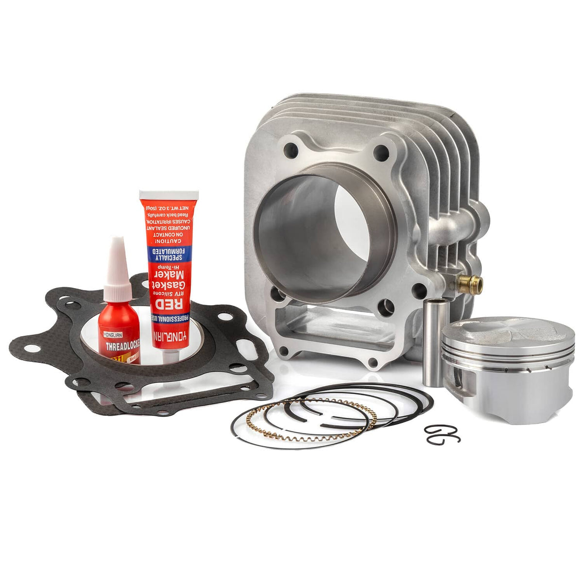 Solidspare 80mm Cylinder Piston Ring Gasket Kit ATV for Honda Sportrax TRX300EX 1993-2008