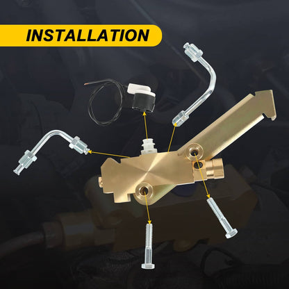 Solidspare PV2 Brass Disc/Drum Disc Front Drum Rear Brake Proportioning Valve & Mount