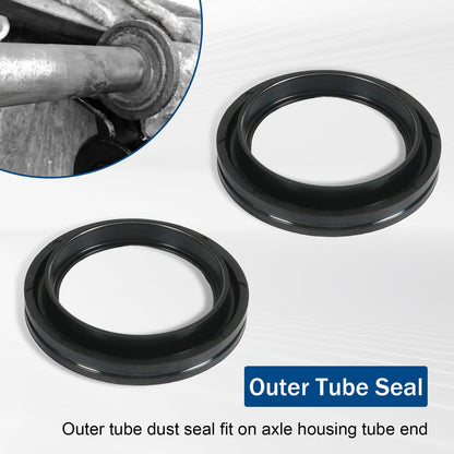 Solidspare Front Axle Seal And U Joint Kit For 1998-04 Ford F250 F350 Excursion DANA 50 60