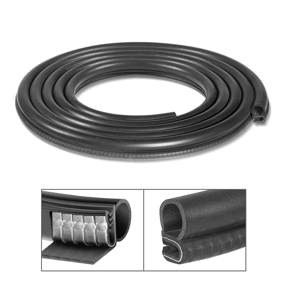 Solidspare R60-6001-650 Door Seal Weatherstrip 13ft for Peterbilt 377/359/370/380 1986-2007