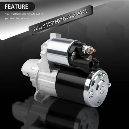 Solidspare Starter For GMC Acadia 2007-2016 V6 3.6L 217cid 12588493 M0T35872 SMT0307 17986