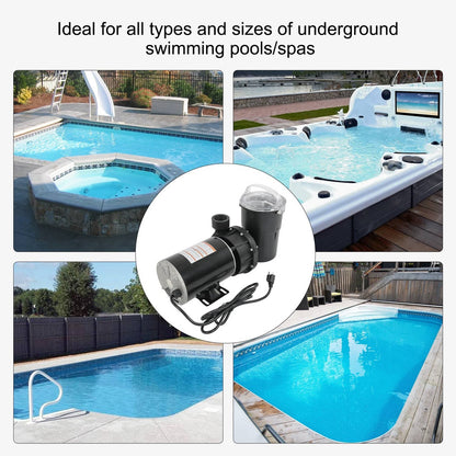 Solidspare 1HP Swimming Pool Pump Replacement for W3SP1580 Pump with Cord