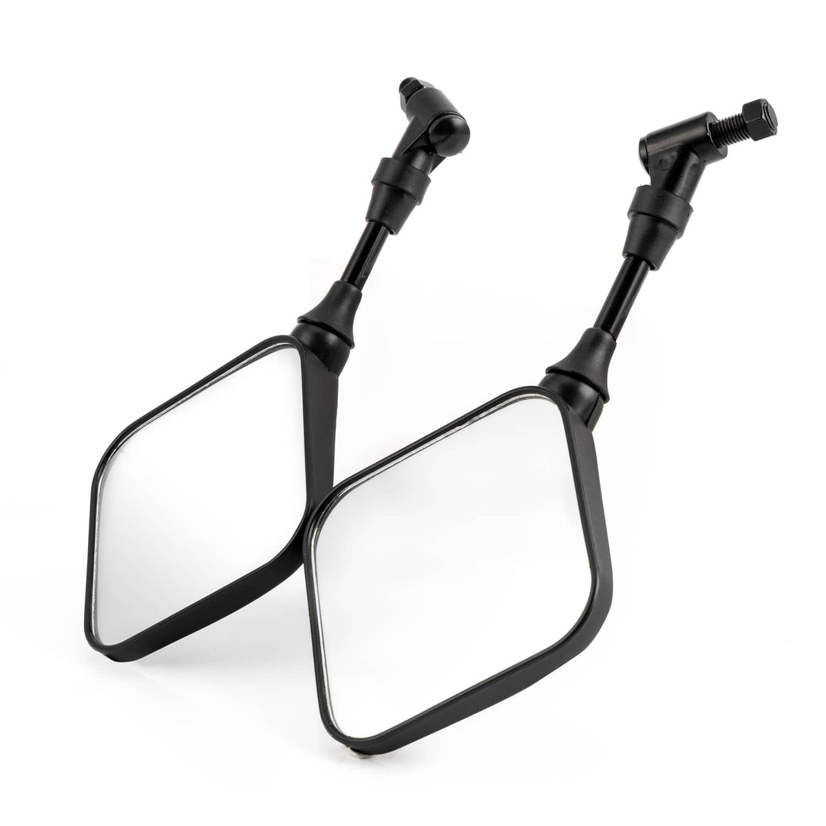 Solidspare Motorcycle Rear View Mirrors 10mm For Suzuki DR650S DR650SE DR650SER DR650SES