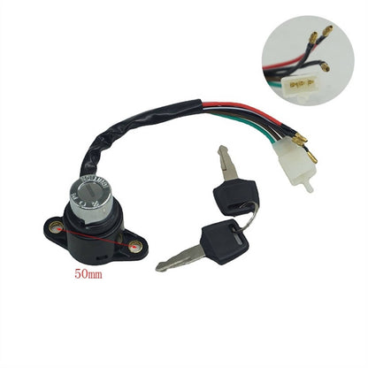 Solidspare Ignition Switch Fuel Gas Cap Seat Lock Set For Honda Magna 700/750 Rebel 250/450