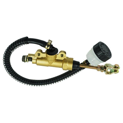 Solidspare Rear Foot Brake Master Cylinder Pump Reservoir Gold for Honda CR125 CR250 CR500