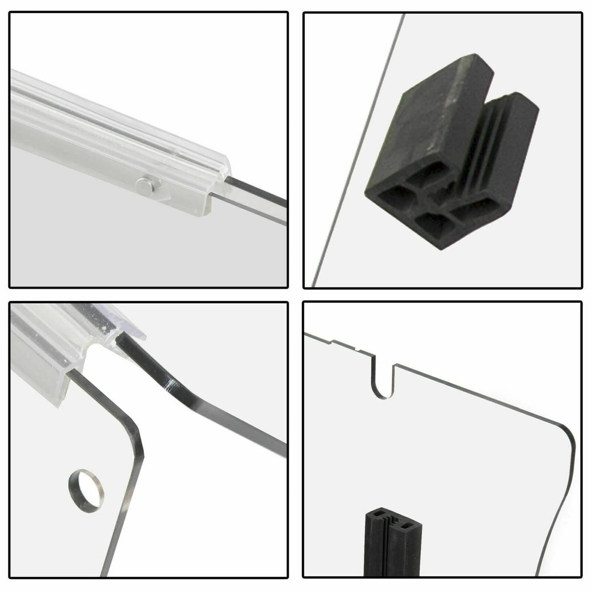 Solidspare Clear Folding Windshield For Yamaha G14 G16 G19 1995-2003 Gas&Electric Golf Cart