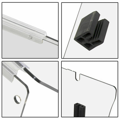 Solidspare Clear Folding Windshield For Yamaha G14 G16 G19 1995-2003 Gas&Electric Golf Cart