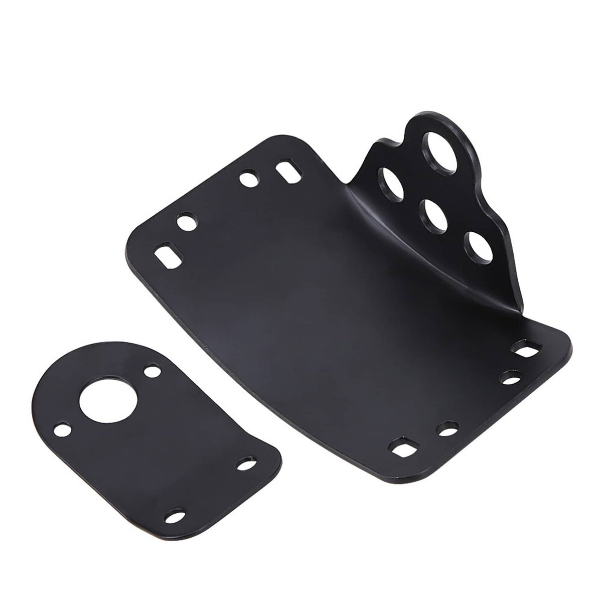 Solidspare Motorcycle License Plate Holder Side Mount Bracket for Harley Honda Universal US