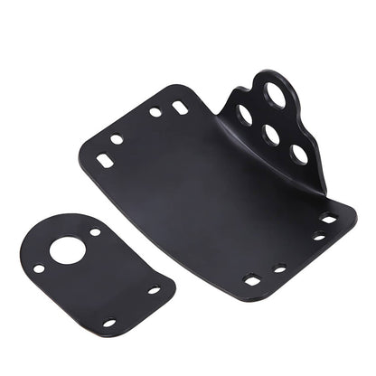 Solidspare Motorcycle License Plate Holder Side Mount Bracket for Harley Honda Universal US