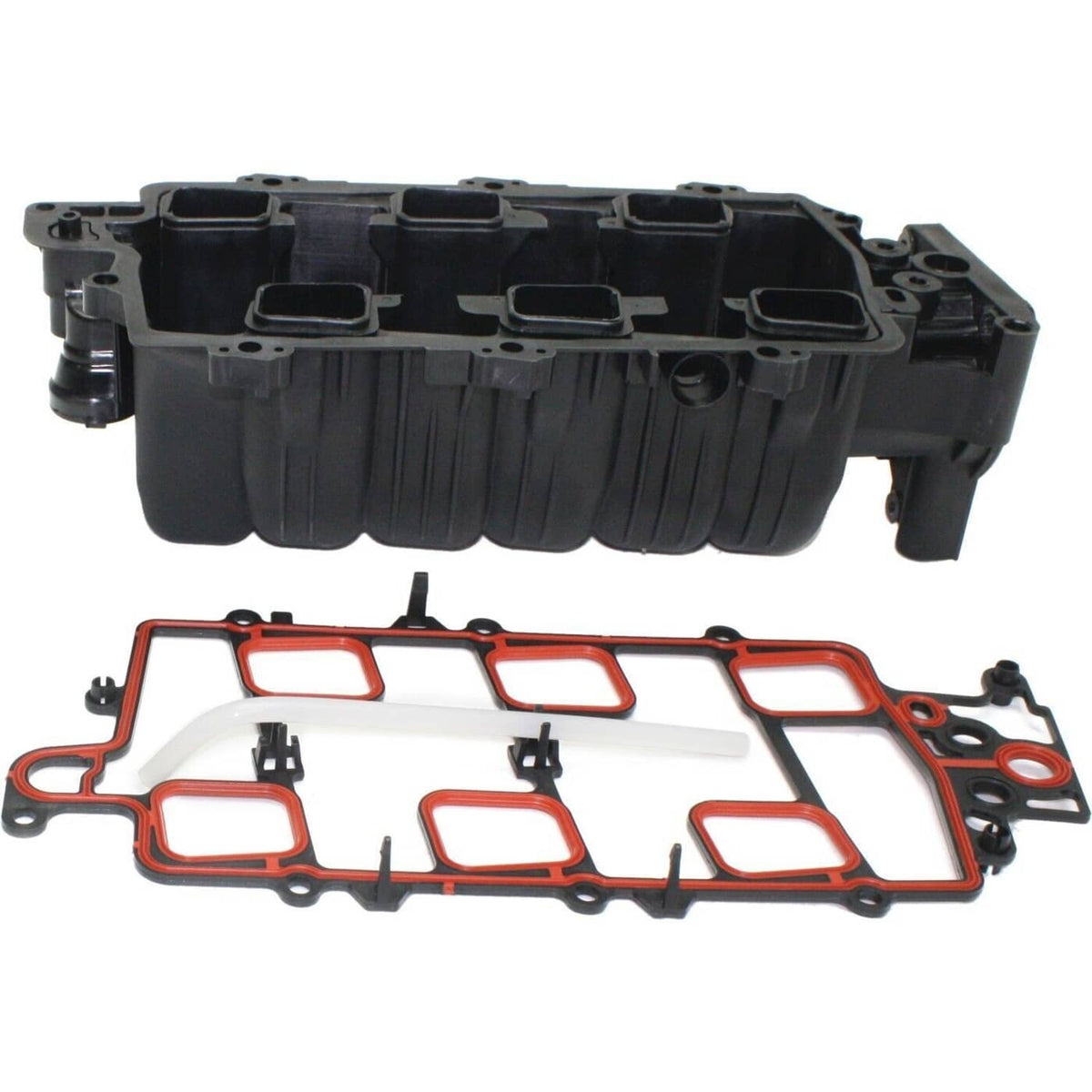 Solidspare Black Upper Intake Manifold W/Gasket for 1995-2005 Chevy Buick Olds 3800 3.8L V6