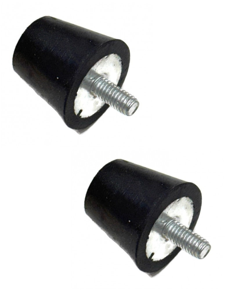 (2) Rubber Bumpers Snubbers Bums Stops Foot Feet 3/4" Stud 5/16-18 Coarse Thread