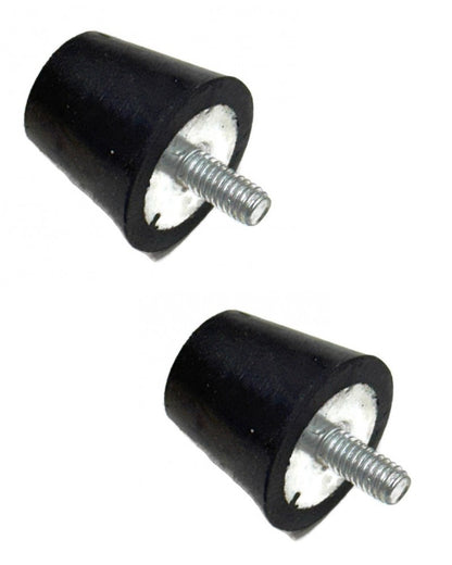 (2) Rubber Bumpers Snubbers Bums Stops Foot Feet 3/4" Stud 5/16-18 Coarse Thread